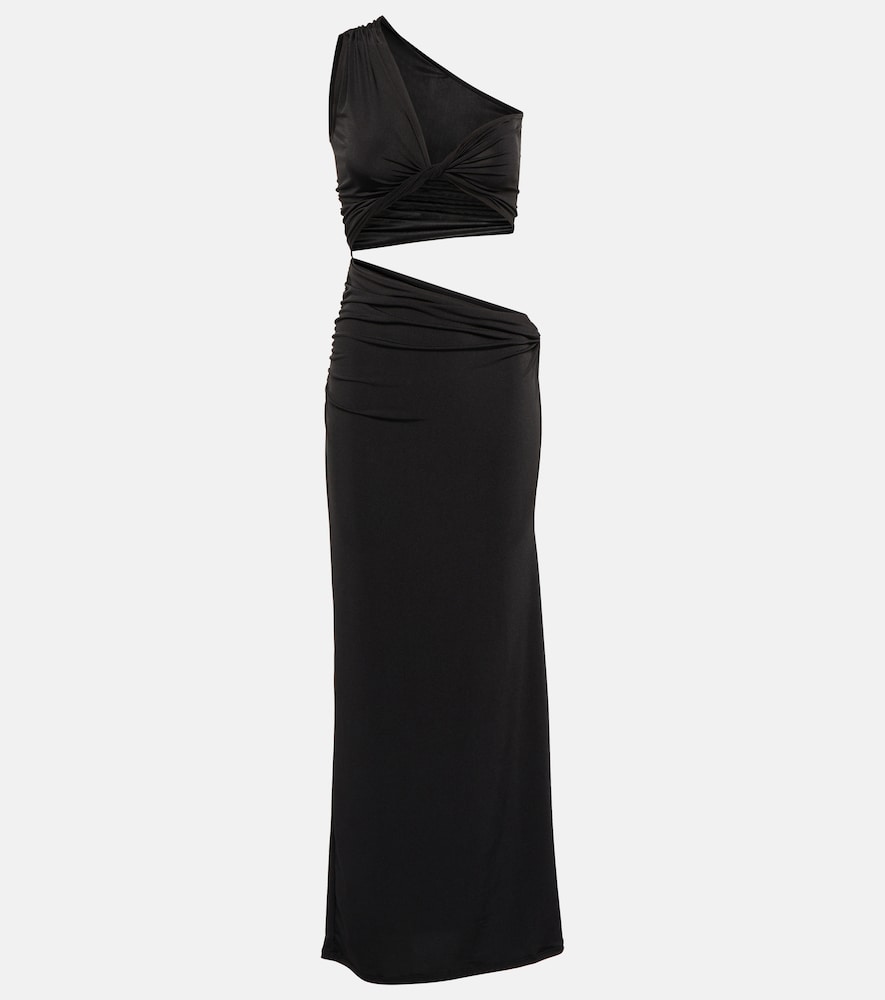 Jade Swim Yana one-shoulder cutout maxi dress. Jade Swim Yana 单肩镂空长裙