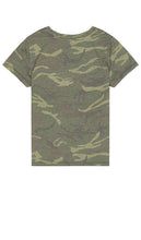 Jaded London Low Life Camo T-Shirt in Army