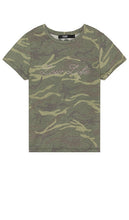 Jaded London Low Life Camo T-Shirt in Army - Jaded London - Low Life - T-shirt camouflage - Armée - Jaded London Low Life 迷彩 T 恤（军色） - Jaded London Low Life Camo T-Shirt in Army - Jaded London Low Life 카모 티셔츠 - T-shirt mimetica Jaded London Low Life in stile militare