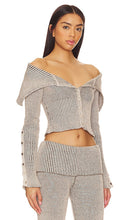 Jaded London Plated Popper Tribeca Sweater in Grey