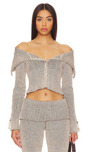 Jaded London Plated Popper Tribeca Sweater in Grey - Jaded London - Pull Tribeca plaqué à boutons-pression - Gris - Jaded London 灰色 Popper Tribeca 毛衣 - Jaded London Plattierter Tribeca-Pullover mit Druckknöpfen in Grau - Jaded London 플레이티드 포퍼 트라이베카 스웨터그레이 색상 - Maglione Tribeca con popper placcato Jaded London in grigio