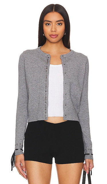 Jaded London Sienna Cardigan in Grey - Jaded London - Sienna - Cardigan gris - Jaded London Sienna 灰色开衫 - Jaded London Sienna Cardigan in Grau - Jaded London 시에나 가디건 그레이 색상 - Cardigan Jaded London Sienna in grigio
