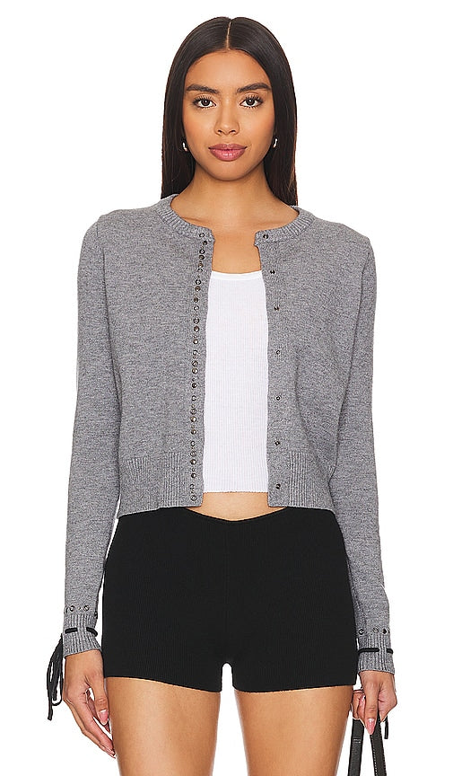 Jaded London Sienna Cardigan in Grey - Jaded London - Sienna - Cardigan gris - Jaded London Sienna 灰色开衫 - Jaded London Sienna Cardigan in Grau - Jaded London 시에나 가디건 그레이 색상 - Cardigan Jaded London Sienna in grigio
