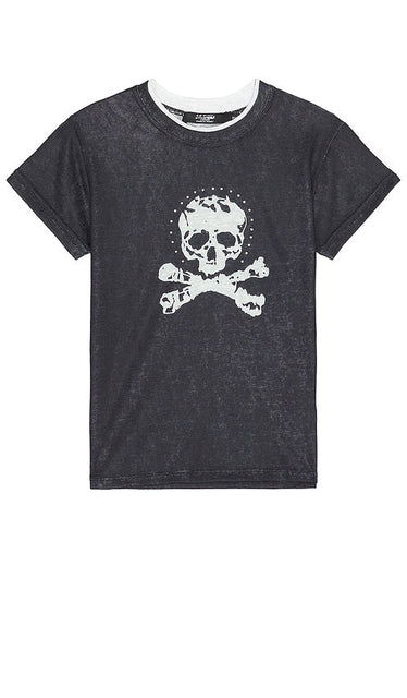 Jaded London Skull Tee in Black - Jaded London - T-shirt tête de mort noir - 黑色 Jaded London Skull T 恤 - Jaded London Totenkopf-T-Shirt in Schwarz - Jaded London 스컬 티셔츠 블랙 색상 - T-shirt con teschio Jaded London in nero