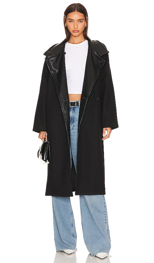Jakke Henni Coat in Black - Manteau Jakke Henni en noir - Jakke Henni 黑色外套 - Jakke Henni Mantel in Schwarz - Jakke HENNI 코트블랙 색상 - Cappotto Jakke Henni in nero