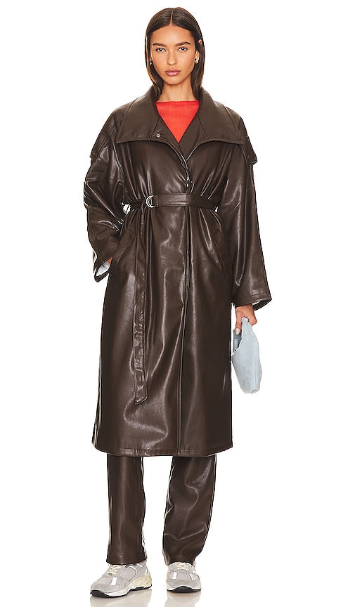 Jakke Meg Coat in Chocolate