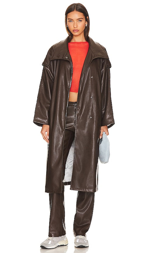 Jakke Meg Coat in Chocolate