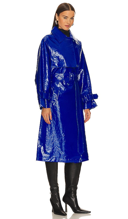 Jakke Winona Trench in Royal