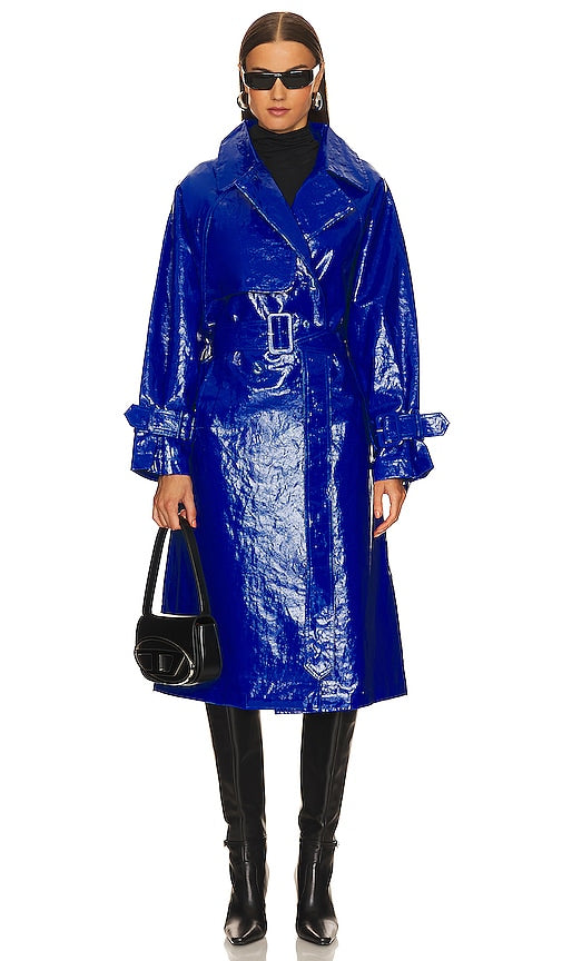 Jakke Winona Trench in Royal