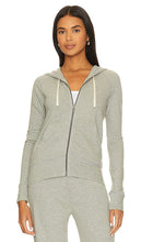 James Perse Classic Zip Up Hoodie in Grey