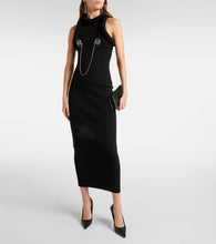 Jean Paul Gaultier 3D embellished jersey maxi dress