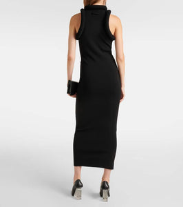 Jean Paul Gaultier 3D embellished jersey maxi dress