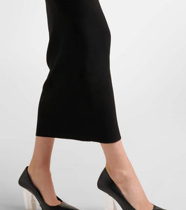 Jean Paul Gaultier 3D embellished jersey maxi dress