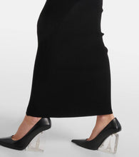 Jean Paul Gaultier Asymmetric maxi dress with gloves