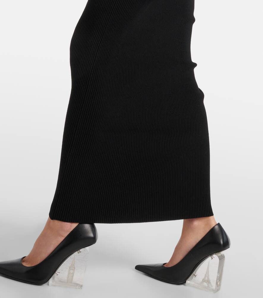 Jean Paul Gaultier Asymmetric maxi dress with gloves