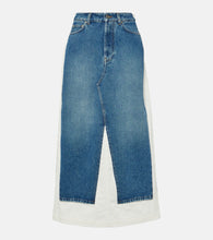 Jean Paul Gaultier Denim and cotton maxi skirt - Jean Paul Gaultier 牛仔棉质长裙