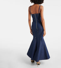 Jean Paul Gaultier Denim maxi dress