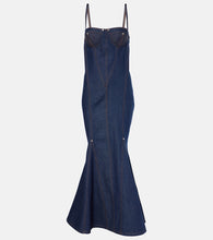 Jean Paul Gaultier Denim maxi dress. Jean Paul Gaultier 牛仔长裙
