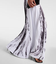 Jean Paul Gaultier Dentelle Trompe l'oeil jersey gown