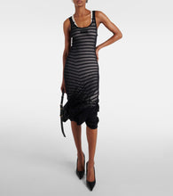 Jean Paul Gaultier Gathered marini√É¬®re and tulle midi dress