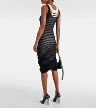 Jean Paul Gaultier Gathered marini√É¬®re and tulle midi dress