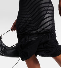 Jean Paul Gaultier Gathered marini√É¬®re and tulle midi dress