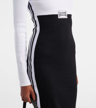 Jean Paul Gaultier Logo cotton-blend jersey maxi dress