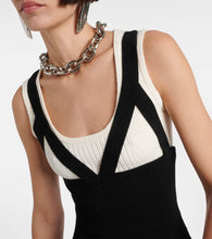 Jean Paul Gaultier Madone ribbed-knit midi dress