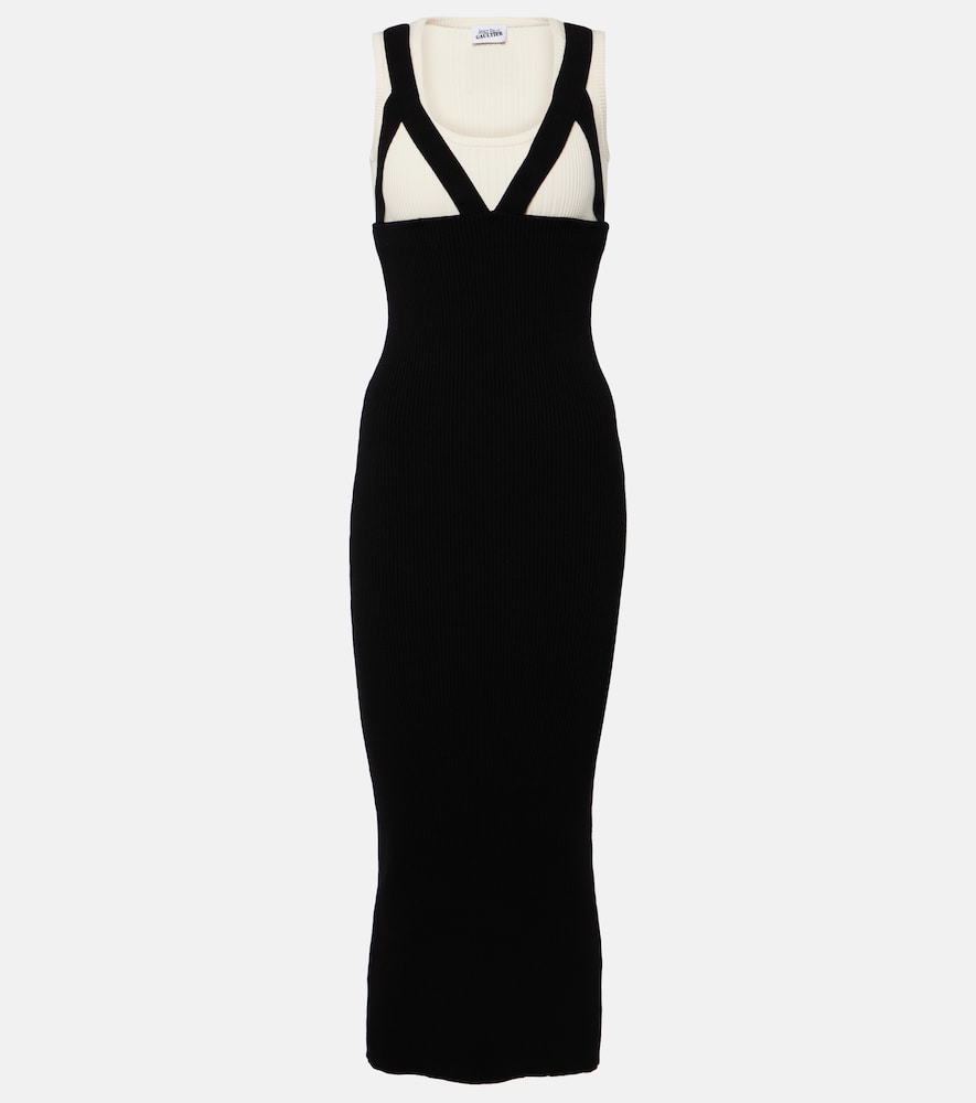 Jean Paul Gaultier Madone ribbed-knit midi dress. Jean Paul Gaultier Madone 罗纹针织中长连衣裙