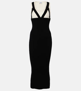Jean Paul Gaultier Madone ribbed-knit midi dress