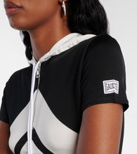 Jean Paul Gaultier Paneled jersey maxi dress