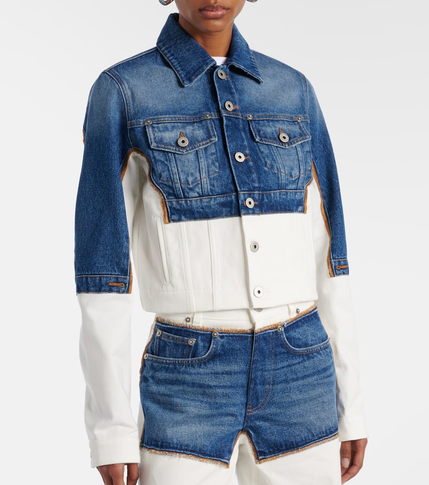 Jean Paul Gaultier Petit Grand paneled denim jacket