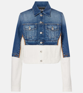 Jean Paul Gaultier Petit Grand paneled denim jacket