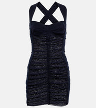 Jean Paul Gaultier Ruched mesh bustier minidress. Jean Paul Gaultier 褶饰网布紧身胸衣迷你连衣裙