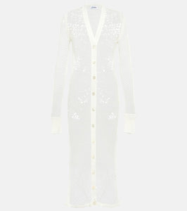 Jean Paul Gaultier Sequined net midi dress