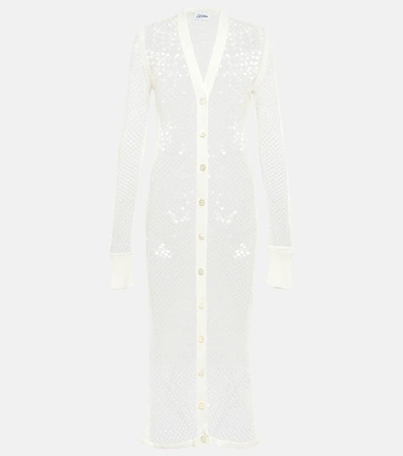 Jean Paul Gaultier Sequined net midi dress