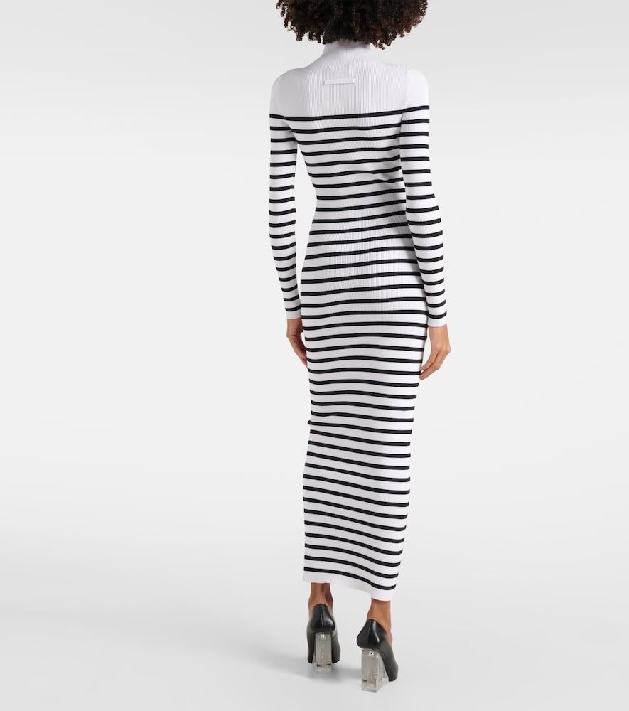 Jean Paul Gaultier Striped maxi dress