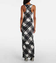 Jean Paul Gaultier Tartan cotton maxi dress