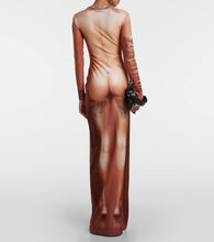 Jean Paul Gaultier Tattoo Collection maxi dress