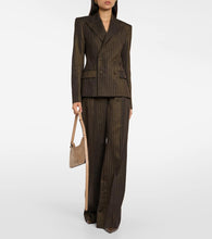 Jean Paul Gaultier Tattoo pinstripe wool-blend blazer