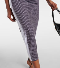 Jean Paul Gaultier Trompe l'√Ö¬ìil jersey midi dress