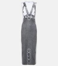 Jean Paul Gaultier Trompe l'√Ö¬ìil jersey midi dress. Jean Paul Gaultier Trompe l'√Öìil 平纹针织中长连衣裙