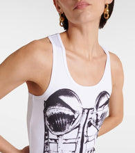 Jean Paul Gaultier Trompe l'oeil jersey maxi dress