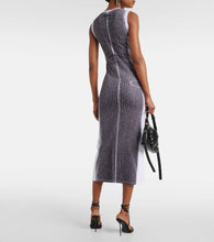 Jean Paul Gaultier Trompe l'oeil jersey midi dress