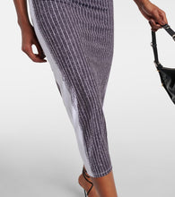 Jean Paul Gaultier Trompe l'oeil jersey midi dress
