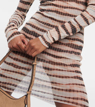 Jean Paul Gaultier x KNWLS striped minidress