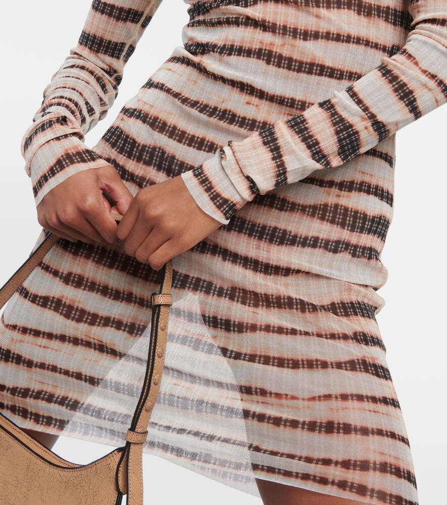 Jean Paul Gaultier x KNWLS striped minidress
