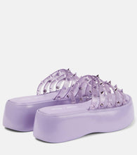 Jean Paul Gaultier x Melissa Becky Punk Love PVC platform slides