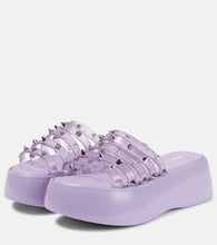 Jean Paul Gaultier x Melissa Becky Punk Love PVC platform slides