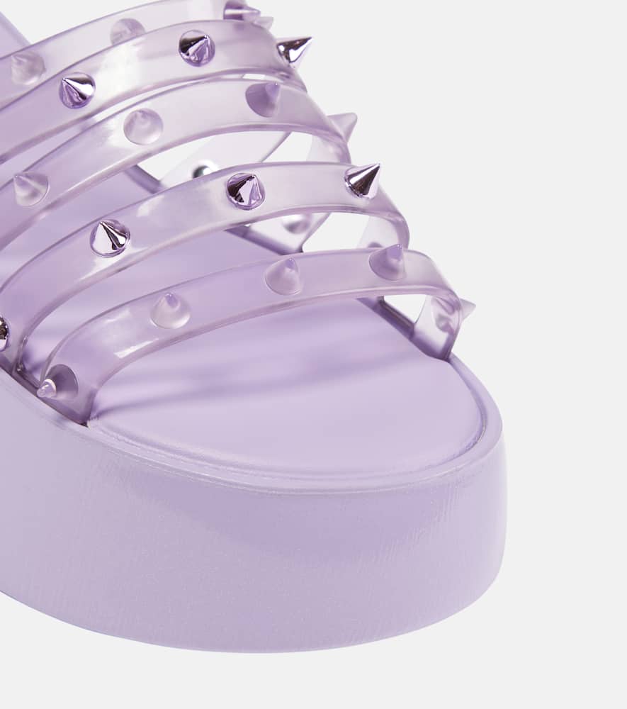 Jean Paul Gaultier x Melissa Becky Punk Love PVC platform slides